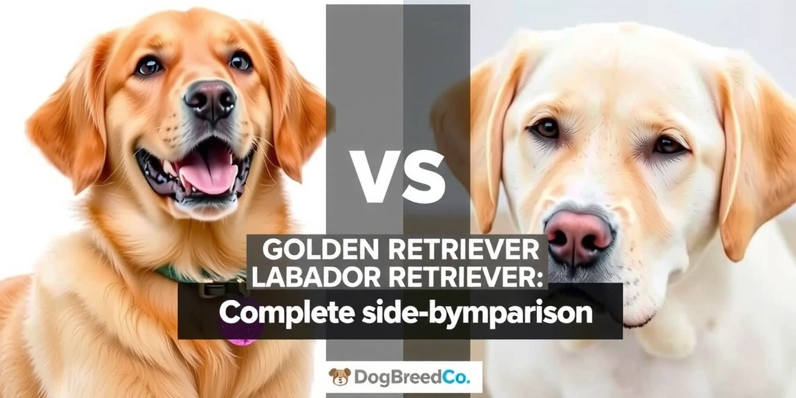 Golden Retriever vs Labrador Retriever: Complete Side-by-Side Comparison - DogBreedCo