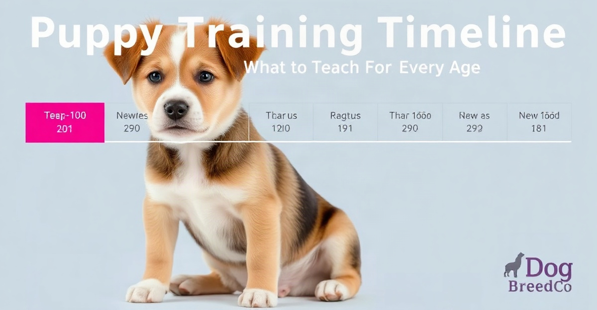 Puppy Training Timeline: What to Teach at Every Age - DogBreedCo